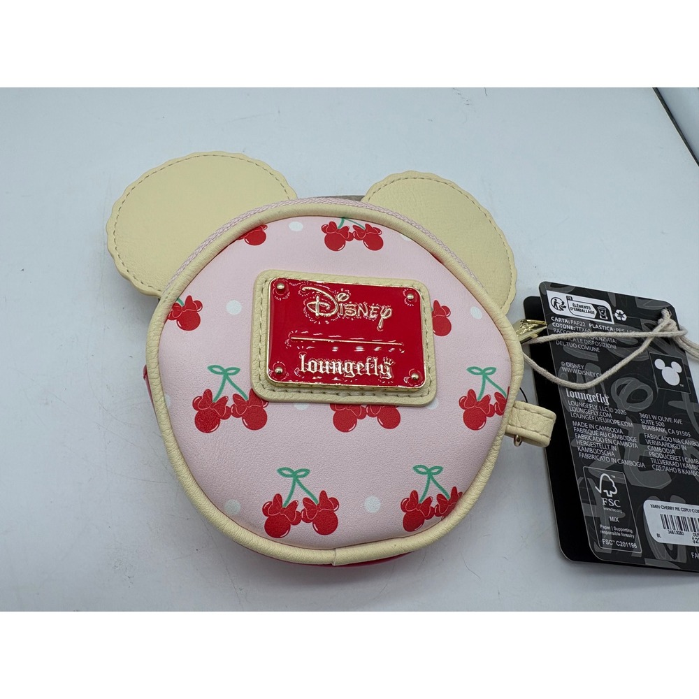 Disney Minnie Mouse Cherry Pie mini backpack and coin purse - Picture 10 of 12